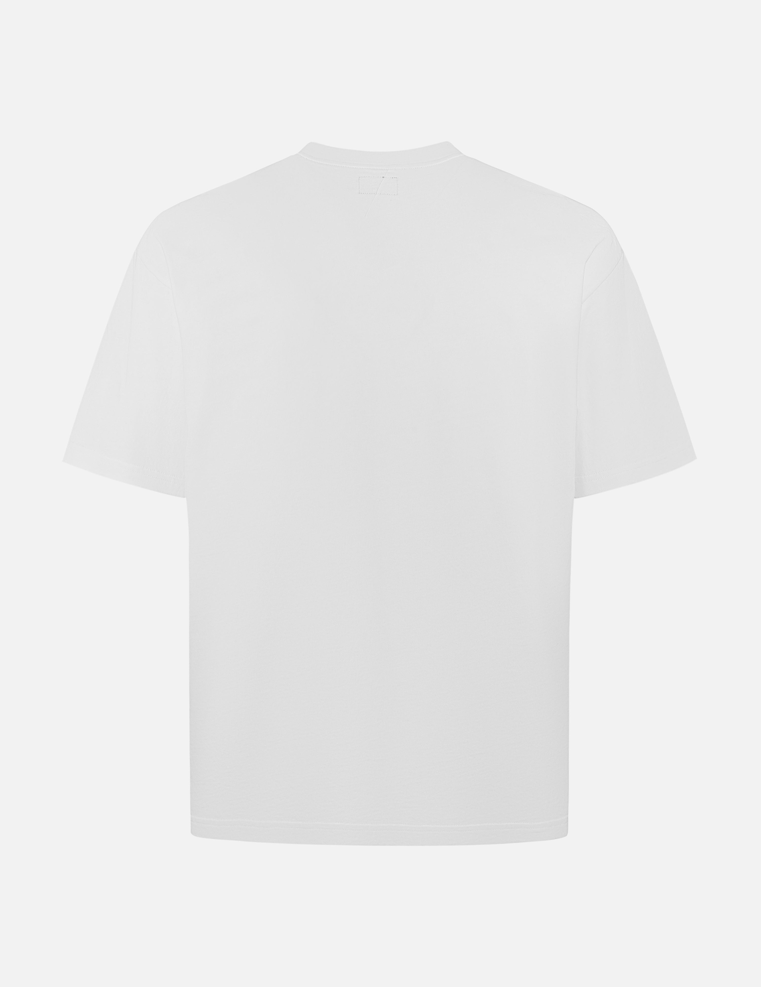 カモメ刺繍ステッチ ポケット リラックスフィット Tシャツ